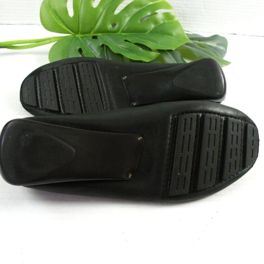 Robert Zur Black Leather Driving Mocs W/Gold Horse bit. Size 9M. - Picture 7 of 7